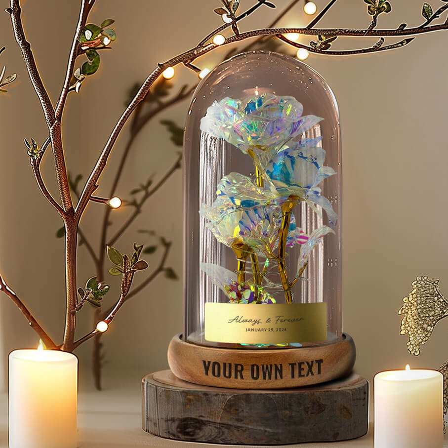 Personalized Galaxy Rose – 3 Roses