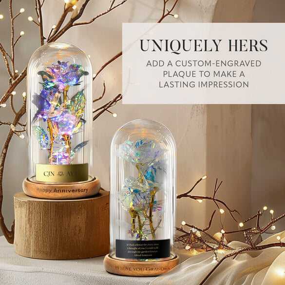 Personalized Galaxy Rose – 3 Roses