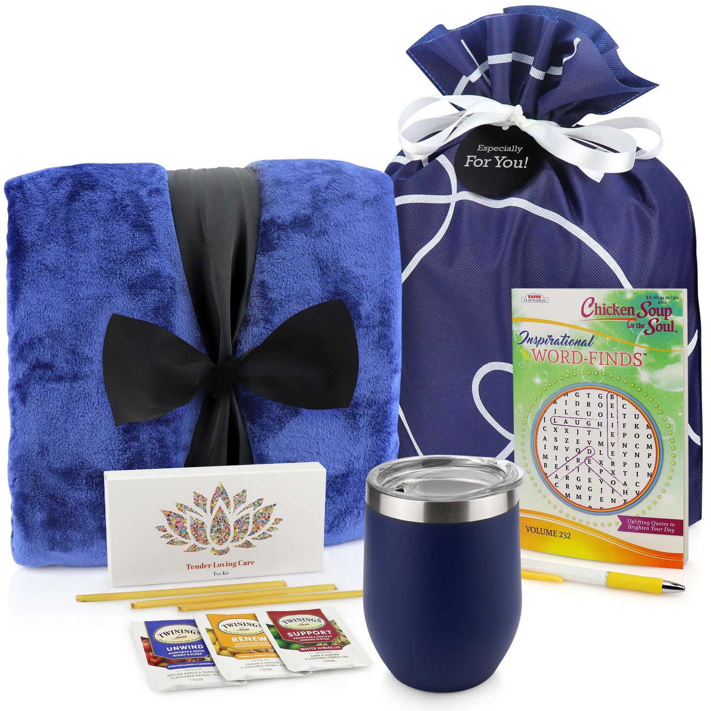 Blue Blanket Set