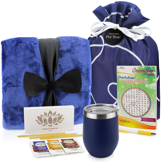 Blue Blanket Set