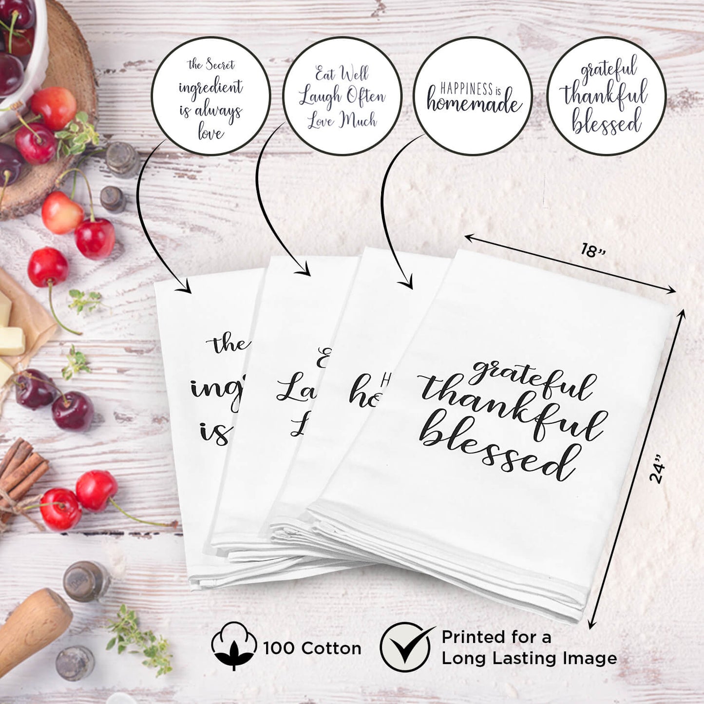 Cute & Blessed Towels Set