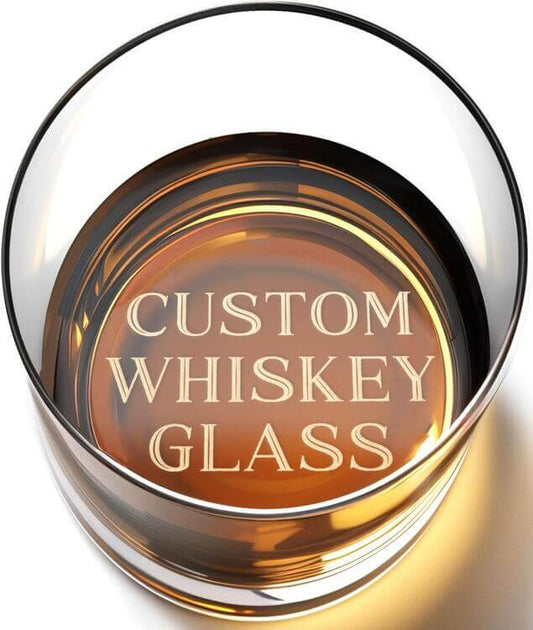 Engraved Whiskey Glass