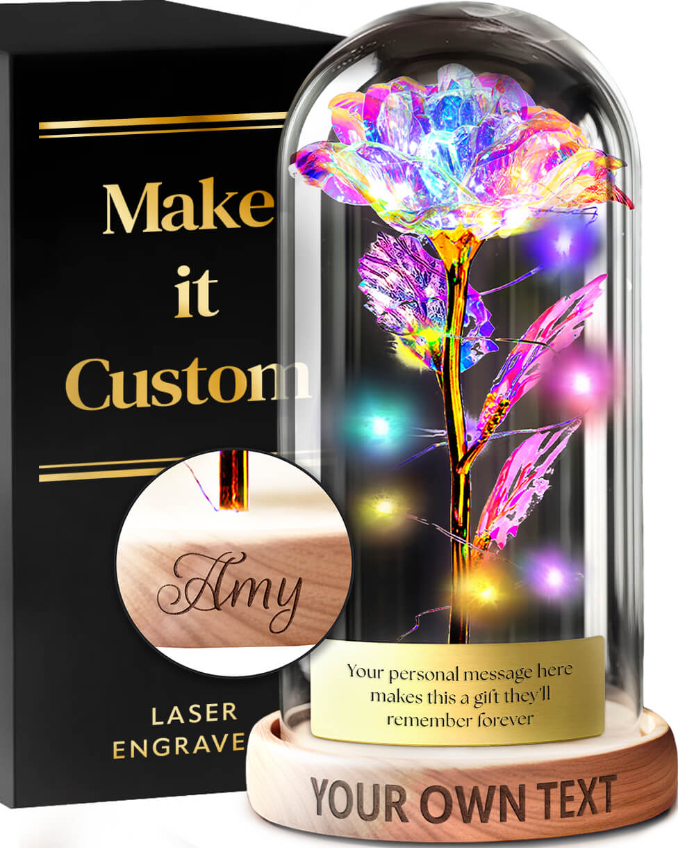 Personalized Galaxy Rose