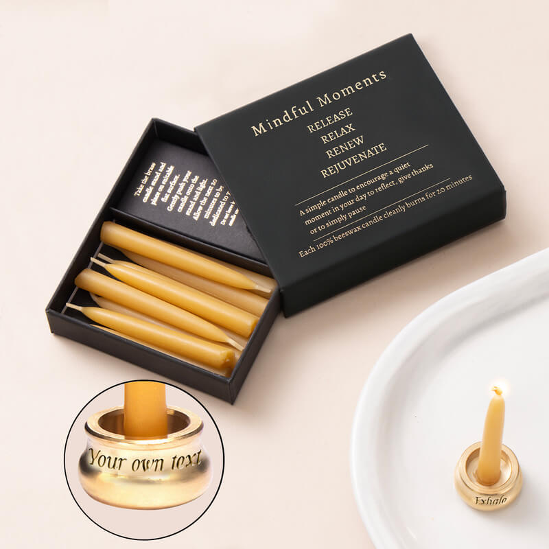 Personalized Mediation Candle Set
