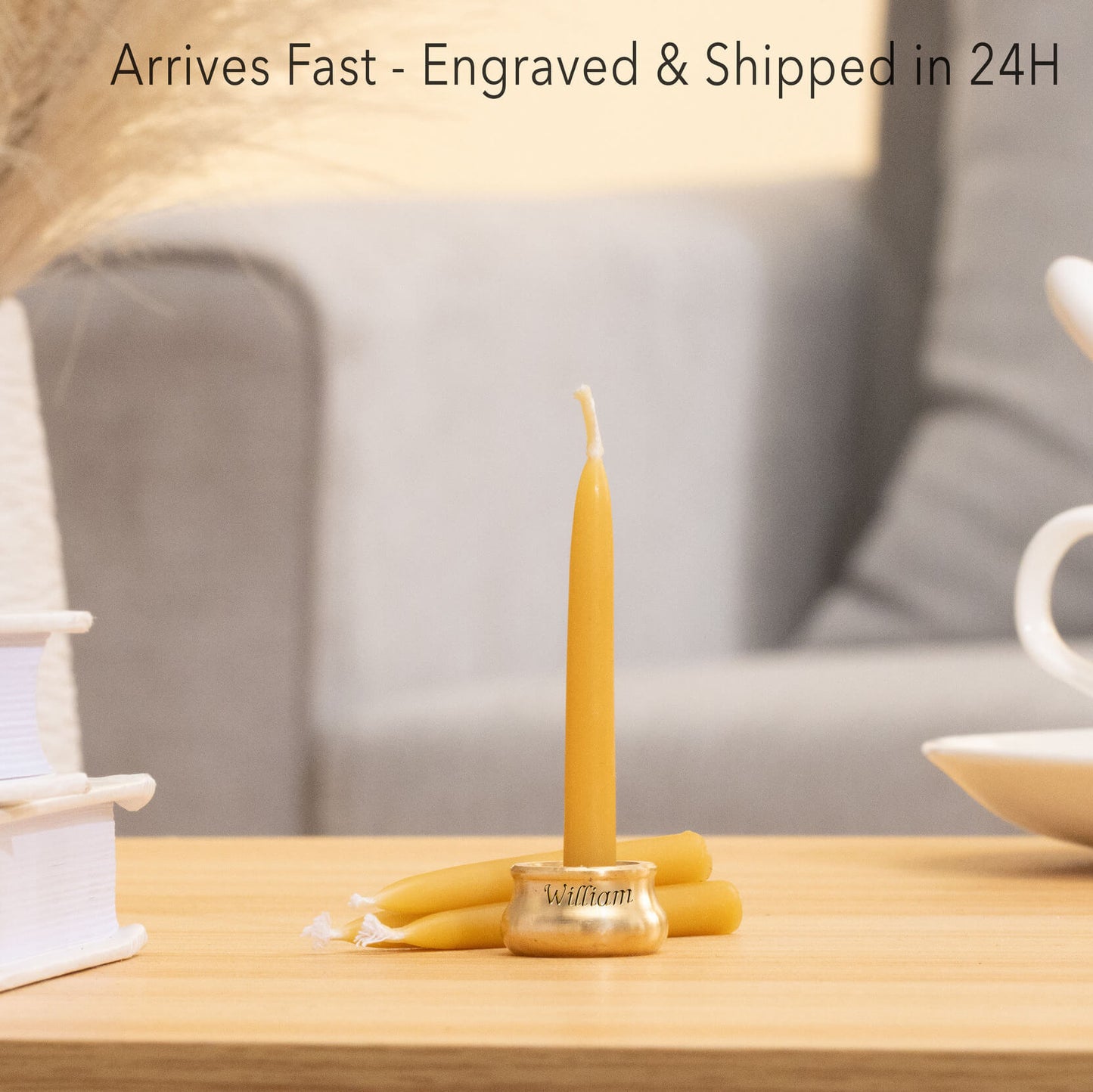 Personalized Mediation Candle Set