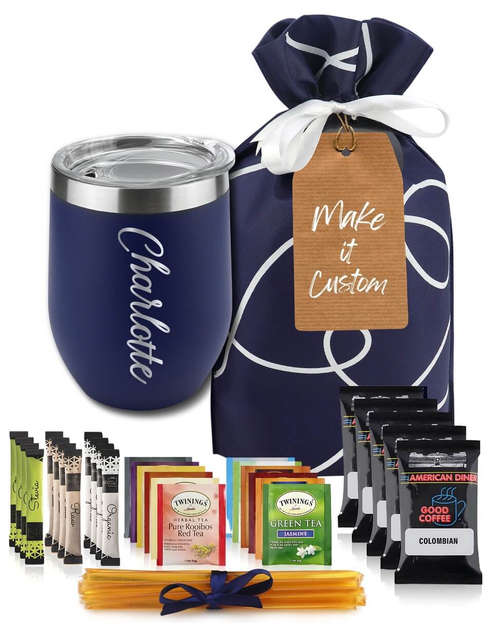 Personalized Tea and Coffee Set