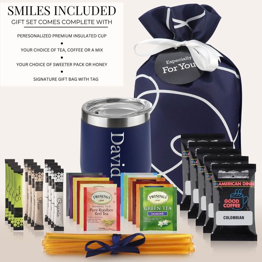 Personalized Tea and Coffee Set