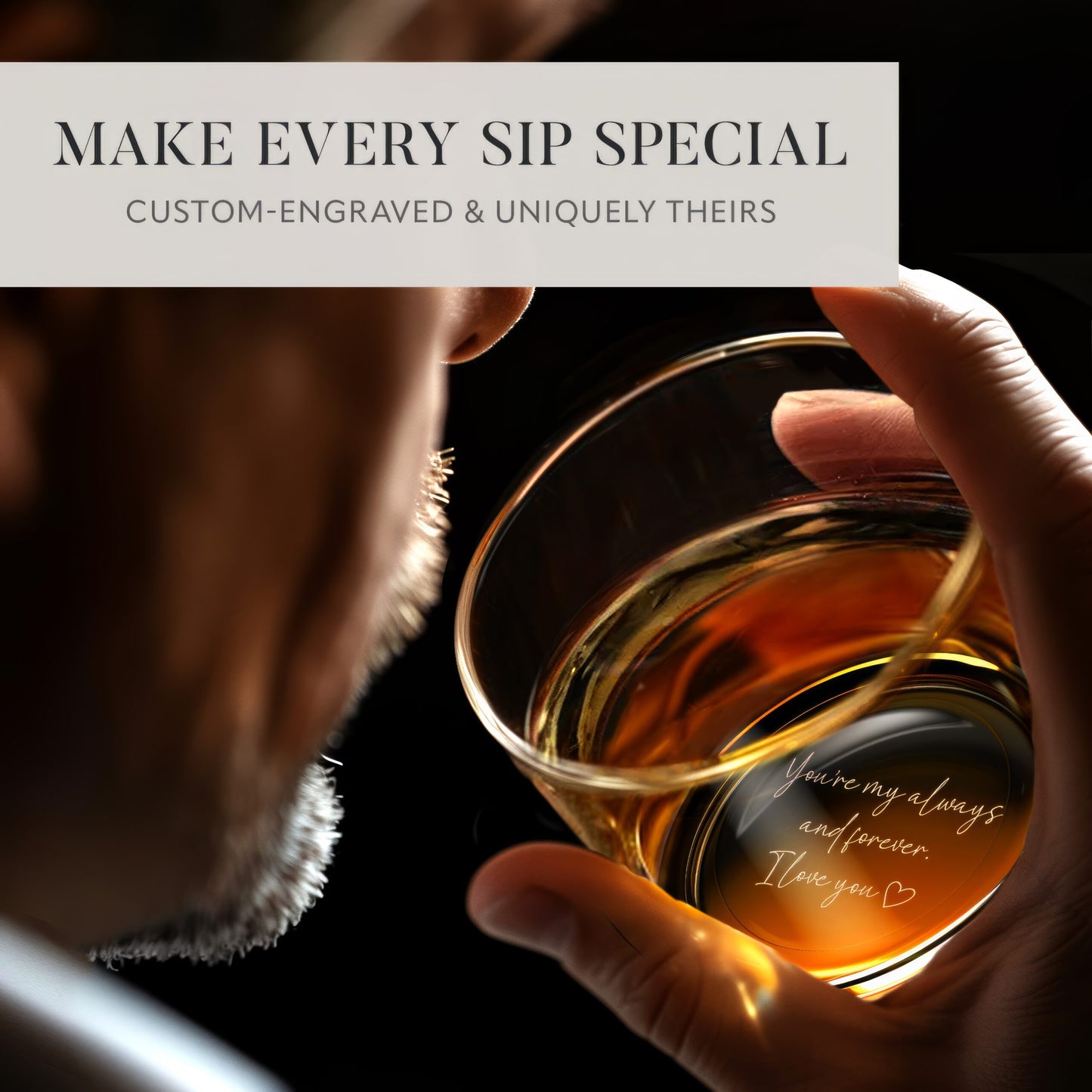 Whiskey Glass Set – Always & Forever