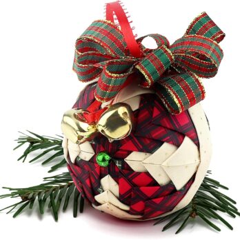 Handmade Ornaments for Christmas Trees – Christmas Tree Ornaments Wrapped in Gift Bag, Christmas Tree Decorations, Adornos Navidenos, Single Unique Christmas Ornament